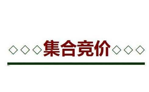 期貨集合競價是什么意思？集合競價